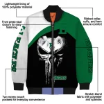 eastern michigan eagles edgy mask green black bomber jacket best selling