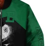 eastern michigan eagles edgy mask green black bomber jacket best selling