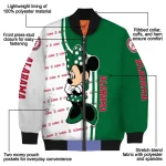 eastern michigan eagles minnie mouse green bomber jacket best selling
