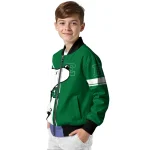 eastern michigan eagles snoopy attitude green bomber jacket best selling