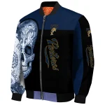 fiu panthers intricate skull blue black bomber jacket best selling