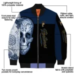 fiu panthers intricate skull blue black bomber jacket best selling