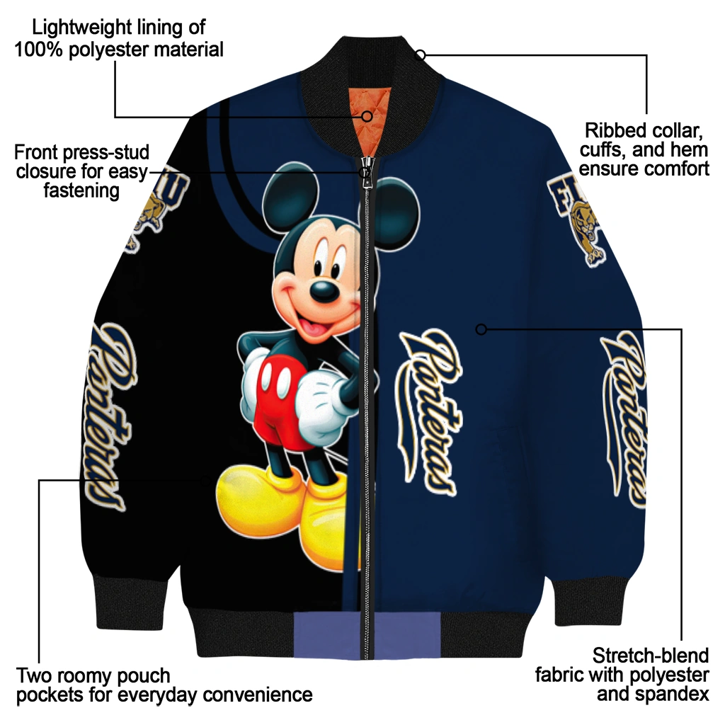 fiu panthers mickey mouse blue bomber jacket new arrival fiu panthers mickey mouse blue bomber jacket new arrival