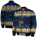 fiu panthers snowy pines blue bomber jacket best selling
