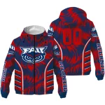 florida atlantic owls dynamic heat wave blue windbreaker jacket best selling