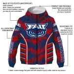 florida atlantic owls dynamic heat wave blue windbreaker jacket best selling