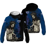 florida atlantic owls jesus roses blue black windbreaker jacket best selling
