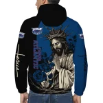 florida atlantic owls jesus roses blue black windbreaker jacket best selling