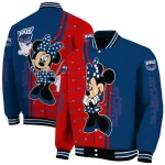 florida atlantic owls minnie mouse blue varsity jacket best selling