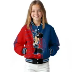 florida atlantic owls minnie mouse blue varsity jacket best selling