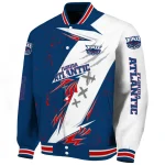 florida atlantic owls ripped bolt blue white varsity jacket best selling