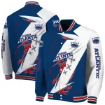florida atlantic owls ripped bolt blue white varsity jacket best selling