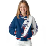 florida atlantic owls ripped bolt blue white varsity jacket best selling