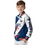 florida atlantic owls ripped bolt blue white varsity jacket best selling