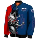 florida atlantic owls spooky grin blue bomber jacket best selling
