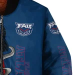 florida atlantic owls spooky grin blue bomber jacket best selling