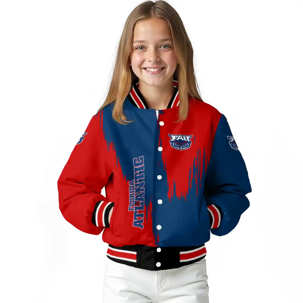 florida atlantic owls urban mark blue varsity jacket top rated florida atlantic owls urban mark blue varsity jacket top rated
