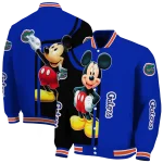florida gators mickey mouse blue varsity jacket best selling
