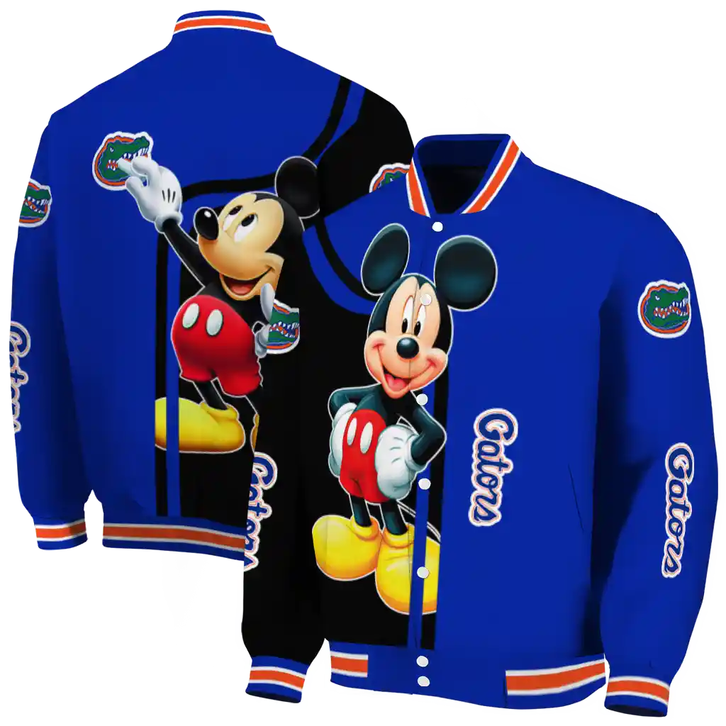 florida gators mickey mouse blue varsity jacket fashion forward florida gators mickey mouse blue varsity jacket fashion forward