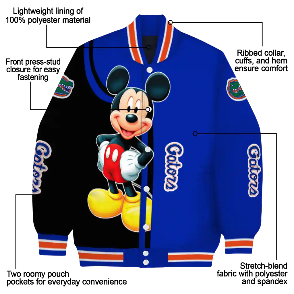 florida gators mickey mouse blue varsity jacket new arrival florida gators mickey mouse blue varsity jacket new arrival