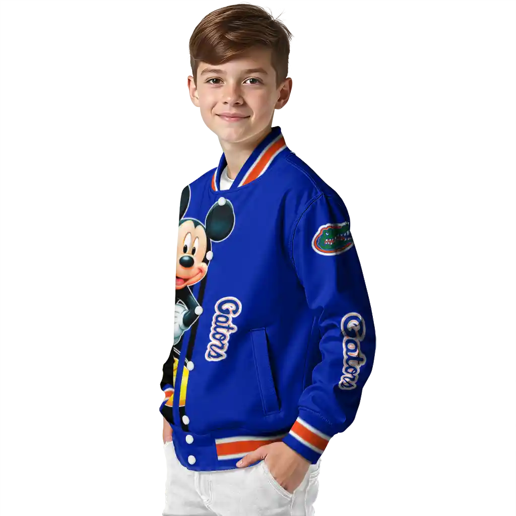 florida gators mickey mouse blue varsity jacket trendy florida gators mickey mouse blue varsity jacket trendy