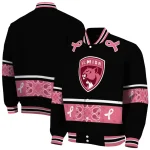 florida panthers pink ribbon black pink varsity jacket best selling