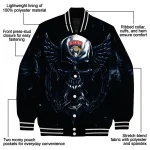 florida panthers skull bite red black varsity jacket best selling
