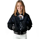 florida panthers skull bite red black varsity jacket best selling