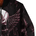 florida state seminoles skull bite garnet black bomber jacket best selling