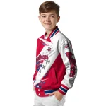 fresno state bulldogs ripped bolt red white varsity jacket best selling