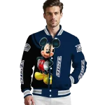 georgia southern eagles mickey mouse blue varsity jacket best selling