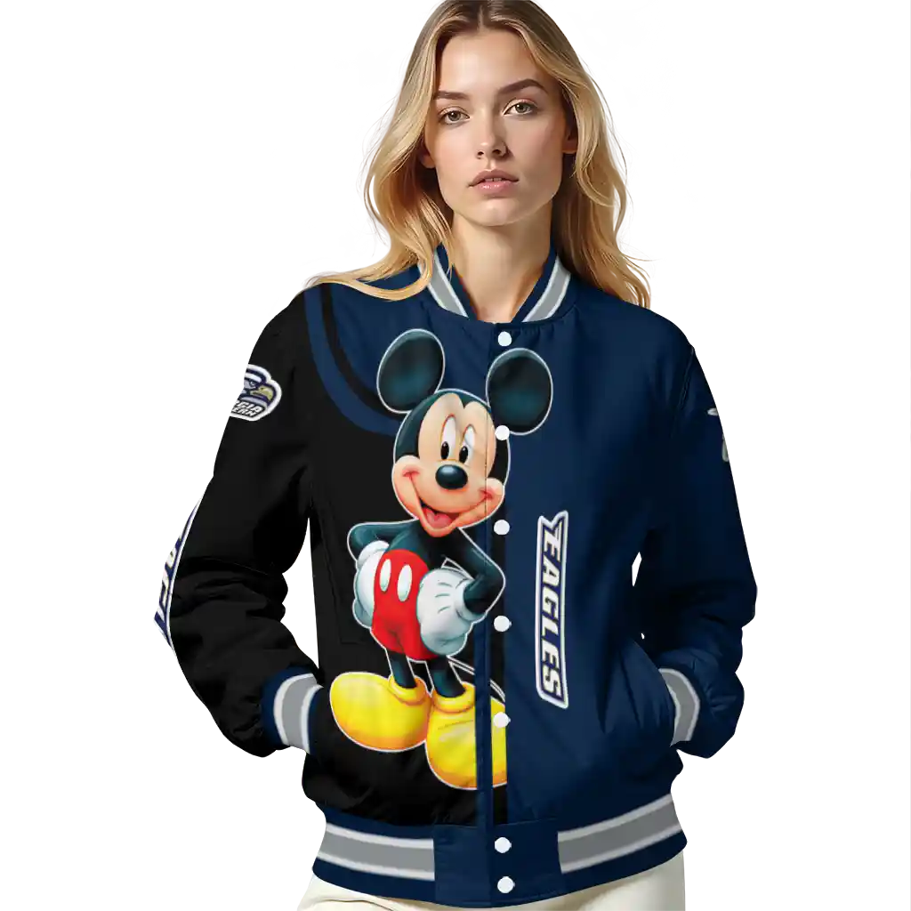 georgia southern eagles mickey mouse blue varsity jacket latest model georgia southern eagles mickey mouse blue varsity jacket latest model