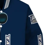 georgia southern eagles mickey mouse blue varsity jacket best selling