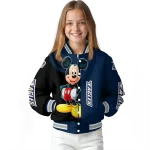 georgia southern eagles mickey mouse blue varsity jacket best selling