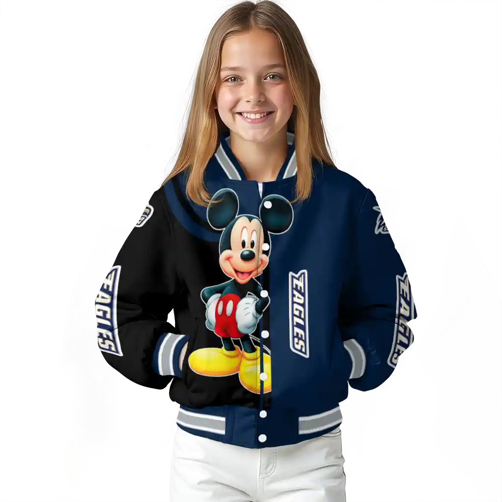 georgia southern eagles mickey mouse blue varsity jacket top rated georgia southern eagles mickey mouse blue varsity jacket top rated