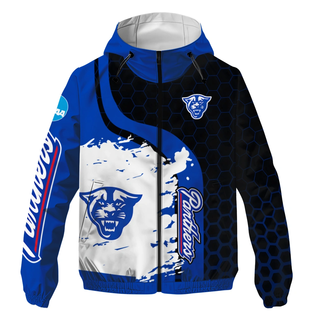 georgia state panthers grid streak blue black windbreaker jacket best selling georgia state panthers grid streak blue black windbreaker jacket best selling