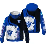 georgia state panthers grid streak blue black windbreaker jacket best selling