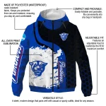 georgia state panthers grid streak blue black windbreaker jacket best selling