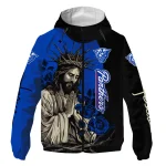 georgia state panthers jesus roses blue black windbreaker jacket best selling