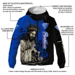 georgia state panthers jesus roses blue black windbreaker jacket best selling