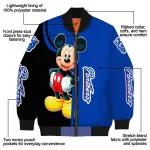 georgia state panthers mickey mouse blue bomber jacket best selling