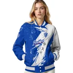 georgia state panthers ripped bolt blue white varsity jacket best selling