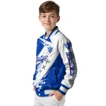 georgia state panthers ripped bolt blue white varsity jacket best selling