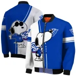 georgia state panthers snoopy attitude blue bomber jacket best selling