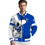 georgia state panthers snoopy attitude blue varsity jacket best selling