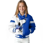 georgia state panthers snoopy attitude blue varsity jacket best selling