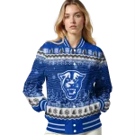 georgia state panthers snowy pines blue varsity jacket best selling