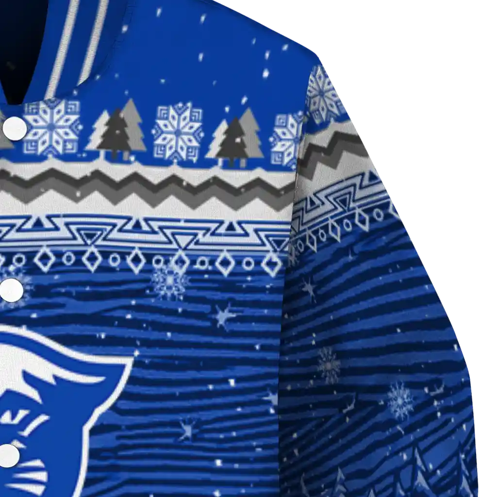 georgia state panthers snowy pines blue varsity jacket premium grade georgia state panthers snowy pines blue varsity jacket premium grade