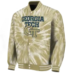 georgia tech yellow jackets dynamic rings gold varsity jacket best selling