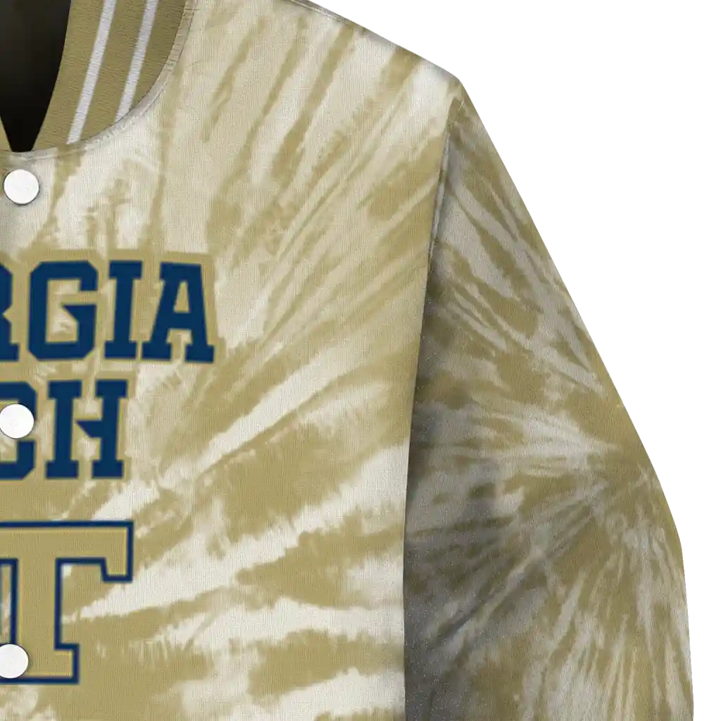 georgia tech yellow jackets dynamic rings gold varsity jacket premium grade georgia tech yellow jackets dynamic rings gold varsity jacket premium grade